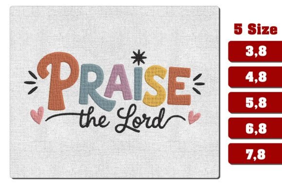 Download Praise the Lord Christian Embroidery PES - Premium Resources