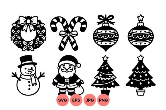 Download Holiday Christmas SVG Clipart - Christmas Collection