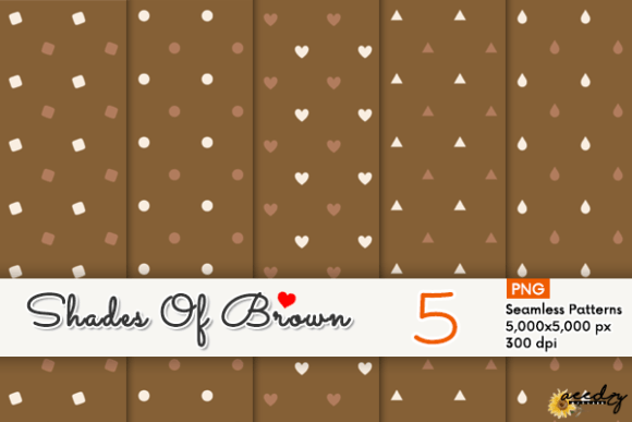 Download Shades of Brown Patterns Set - Brown patterns Collection