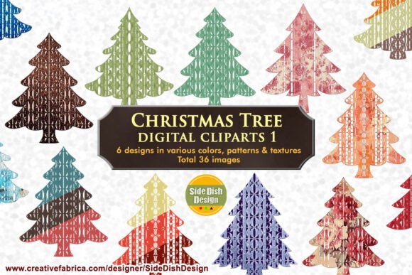 Download Christmas Trees Digital Cliparts 1 - Christmas Collection