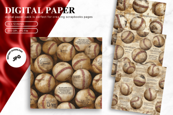 Download Baseball Sport Background Stitch Texture - Premium Bundle
