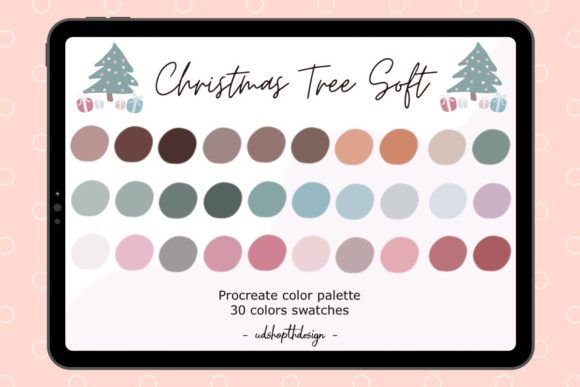Download Christmas Tree Soft Color Palette - Christmas Collection