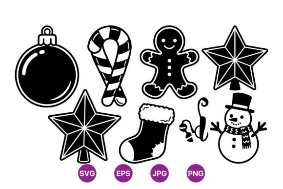 Download Festive Christmas SVG Clipart Set - Christmas Collection