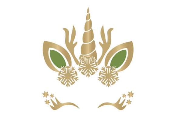 Download Merry Christmas Unicorn, Vector Designs - Christmas Collection