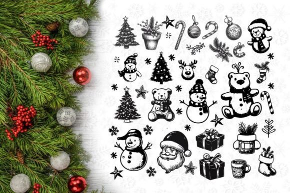 Download Christmas Doodle Collection Holiday Icon - Christmas Collection