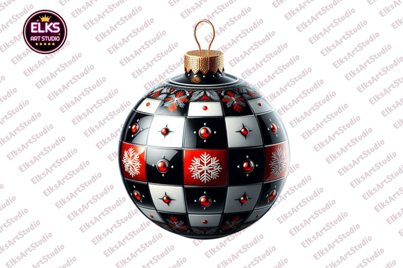 Download Black &amp; White Plaid Christmas Clipart - Christmas Collection