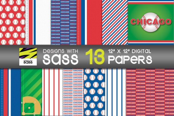 Download Chicago Baseball Patterns JPG - Premium Resources