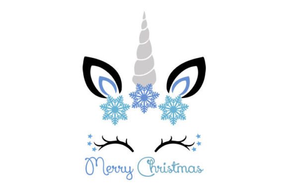 Download Christmas Unicorn, Vector Designs - Christmas Collection