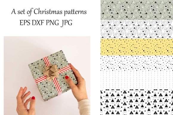 Download Christmas Patterns EPS. Christmas Tree - Christmas Collection
